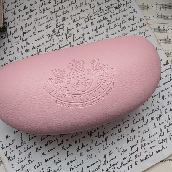 Purple Juicy Couture Round Sunglasses with Thick Frames - Picture 8 of 11